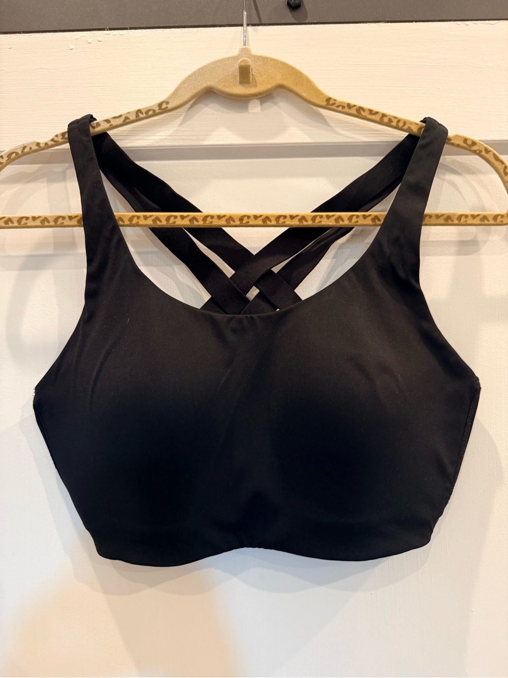 lululemon athletica Black Crisscross Sports Bra